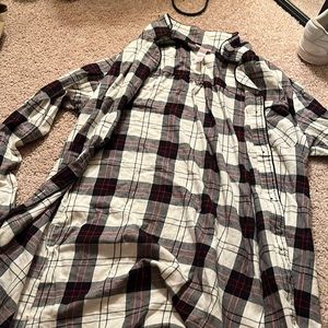 plaid nightgown women’s